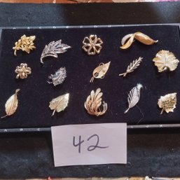 Assorted Leaf Brooches