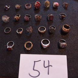 Assorted Costume Rings - Mixed Sizes