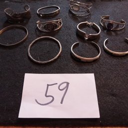 Mexican Silver Bracelet Lot