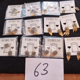 12 Brand New Pierced Earring Sets