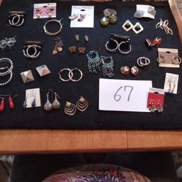 Assorted Pierced Earrings 30 Pair