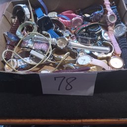 Box Lot Unsearched Estate Watches - Unknown Functionality