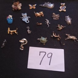 Assorted Animal Brooches