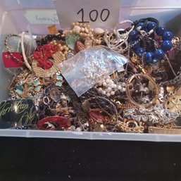 Unsearched Estate Jewelry Box Lot - Over 7 Pounds