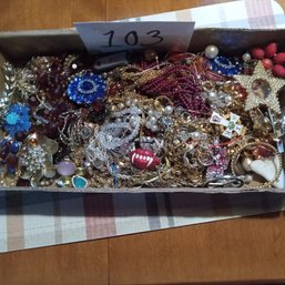 Unsearched Estate Jewelry Box Lot - Over 5 Pounds