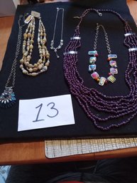 DESIGNER SIGNED NECKLACE LOT