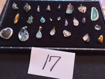 STONE PENDANT LOT