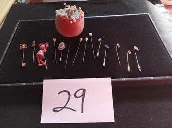 STICKPIN & HATPIN LOT