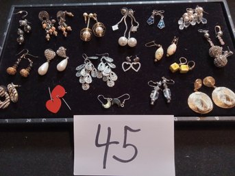 PIERCED DANGLE EARRING LOT