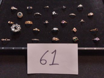 COSTUME RING LOT (25)