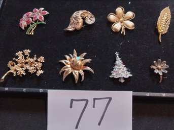 DESIGNER BROOCH LOT - TRIFARI/SARAH COVENTRY/OTHERS