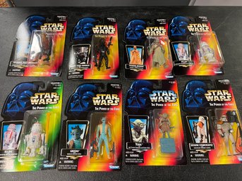 STAR WARS LOT OF 8 ACTION FIGURES