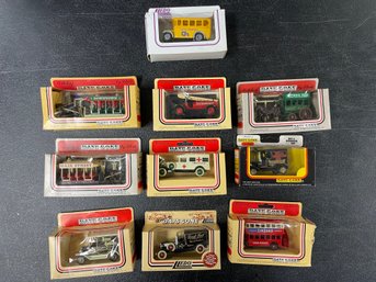 10 LLEDO DIECAST MODELS OF DAYS GONE BY
