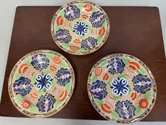 3 WEDGWOOD CHRYSANTHEMUM 8' PLATES