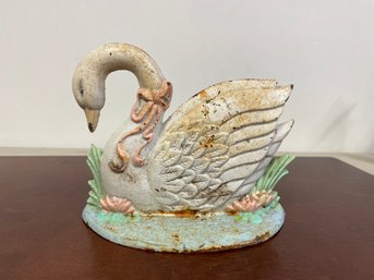 SWAN CAST IRON DOOR STOP