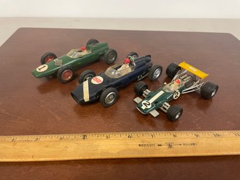 LOT OF 3 INDY CAR RACERS