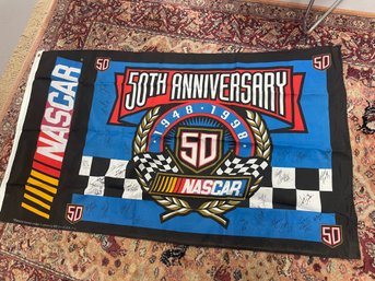 3'X5' NASCAR FLAG - AUTOGRAPHED