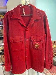 1950'S BOY SCOUTS RED OFFICIAL JACKET