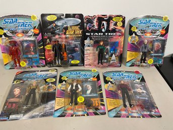 7 STAR TREK ACTION FIGURES