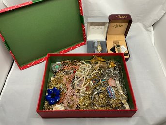 Awesome Lot Of Costume Jewelry & Watches