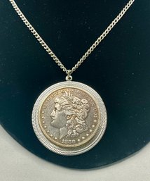 1880 Morgan Silver Dollar Necklace / Pendant