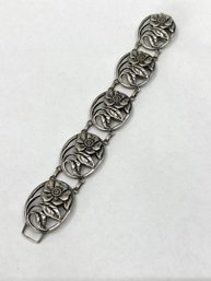 Fun Floral Danecraft Sterling Silver Bracelet