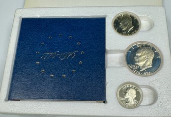 1776-1976 Bicentennial Silver Proof 3-Coin Set