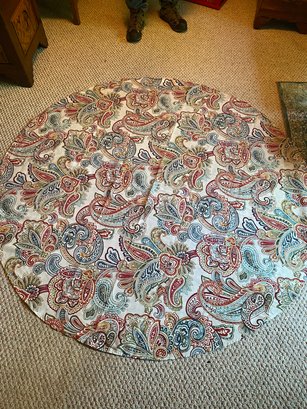 Food Network Paisley Round Tablecloth