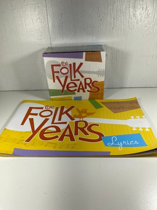 New The Folk Years CD Box Set With Lyric Booklet