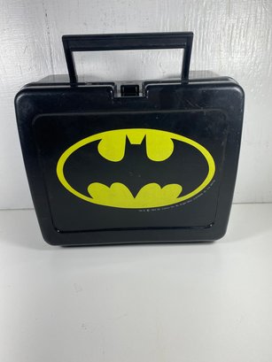 Vintage Plastic Batman Lunchbox With Thermos