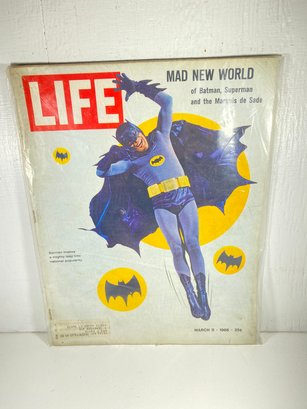 Vintage Batman Life Magazine March 11th 1966
