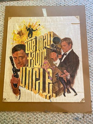 Vintage ' The Man From Uncle' Poster
