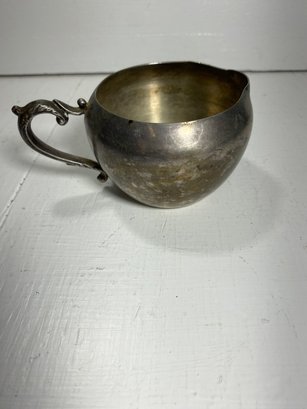 Unbranded Creamer Cup Pewter (?)
