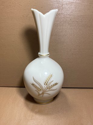 8' Lenox Wheat Cream Colored Vase