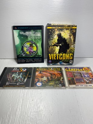 Lot Of 5 PC Computer Games