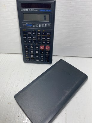 Working Casio Fx-260 Solar Fraction Calculator
