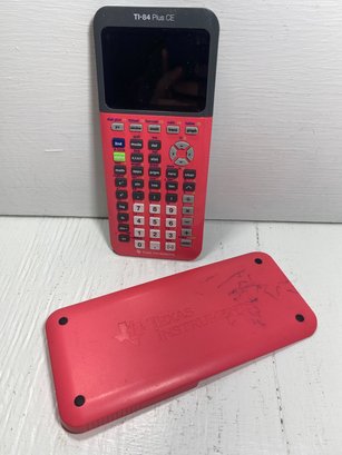 Untested Texas Instruments Pink TI-84 Plus CE Calculator