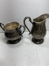 Set Of 2 International Silver Co Creamer And Sugar Bowl 6003 And 6004 Camille