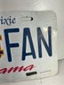 #1 Fan AU Heart Of Dixie Alabama License Plate