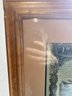 Antique 1888 Montana Bank Bond In Wooden Frame