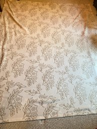 Northpoint Cream Colored Floral Blanket