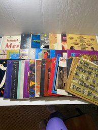 Huge Lot Of 34 Classical/ Opera Vinyl Record Albums