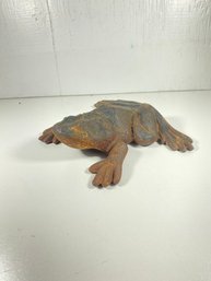 1999 Cast Iron Frog Figure Statue