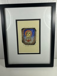 Little Lovers Matted And Framed Print