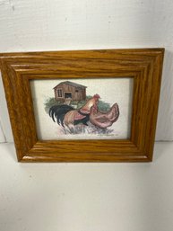 The Craft Room 1994 Framed Chicken Print