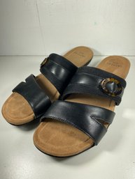 Women's Size 11 Earth Origin Black Sandals