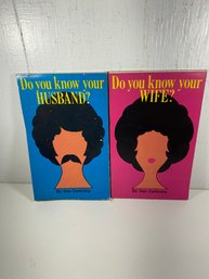 Set Of 2 Vintage 1984 Dan Catinsky ' How Well Do You Know Your Spouse' Books