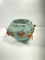 American Indian 3' Turquoise Encrusted Bowl