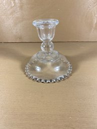 3.75' Glass Taper Candle Holder