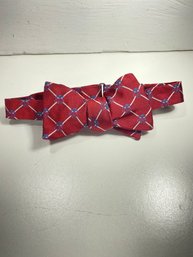 Men's Brooks Brothers Red Embroidered Adjustable Bow Tie
